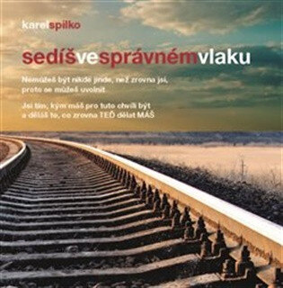 Obálka knihy Sedíš ve správném vlaku