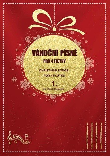 Obálka knihy Vánoční písně pro 4 flétny 1