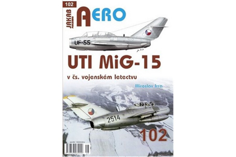 Obálka knihy AERO č. 102 - UTI MiG-15 v čs. vojenském letectvu