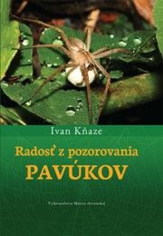 Obálka knihy Radosť z pozorovania pavúkov
