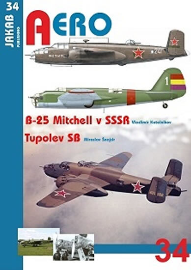 Obálka knihy B-25 Mitchell v SSSR a Tupolev SB