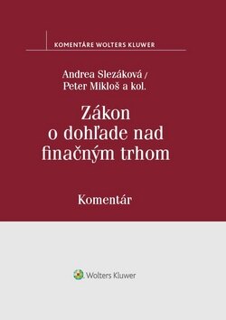 Obálka knihy Zákon o dohľade nad finančným trhom