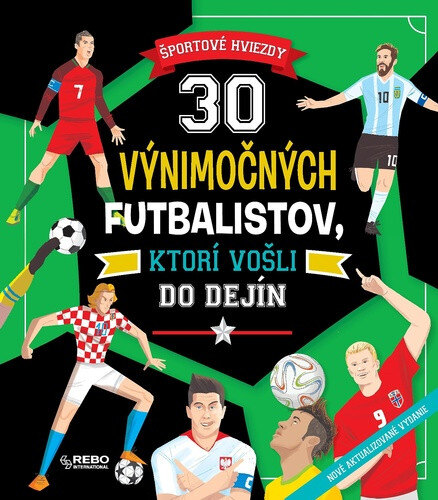 Obálka knihy 30 výnimočných futbalistov, ktorí vošli do dejín