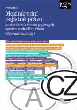 Obálka knihy Mezinárodní pojistné právo