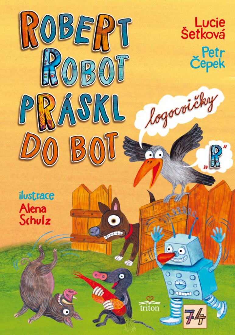 Obálka knihy Robert robot práskl do bot