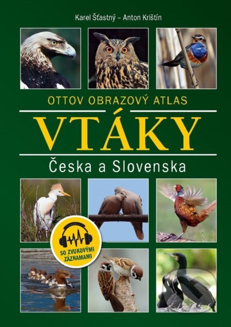 Obálka knihy Vtáky Česka a Slovenska
