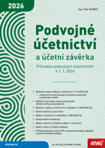 Obálka knihy Podvojné účetnictví a účetní závěrka