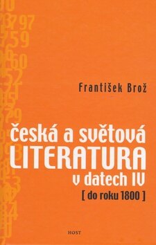 Obálka knihy Česká a světová literatura v datech IV
