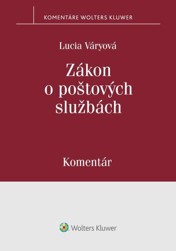 Obálka knihy Zákon o poštových službách