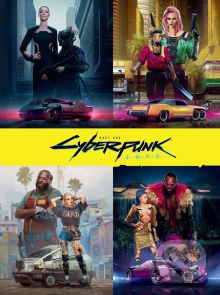 Obálka knihy Svět hry Cyberpunk 2077