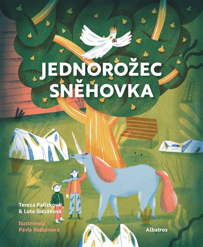 Obálka knihy Jednorožec Sněhovka