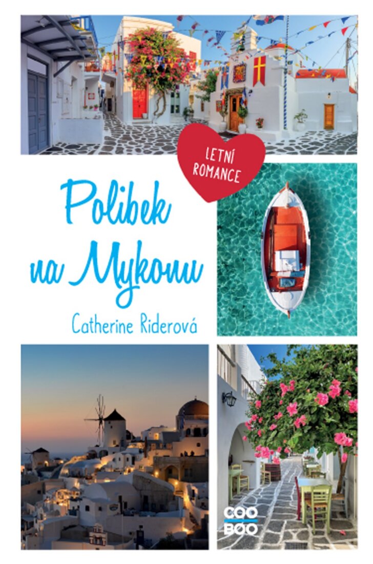 Obálka knihy Polibek na Mykonu