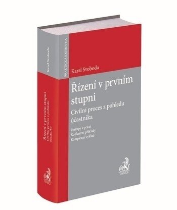 Obálka knihy Řízení v prvním stupni