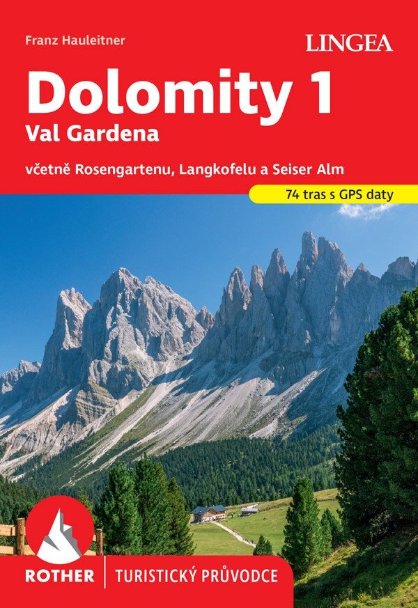 Obálka knihy Dolomity 1, Val Gardena - Rother