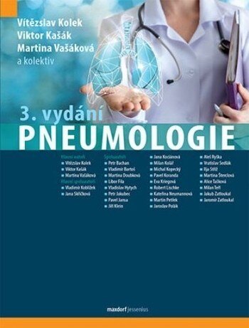 Obálka knihy Pneumologie, 3. aktualizované a rozšířené vydání