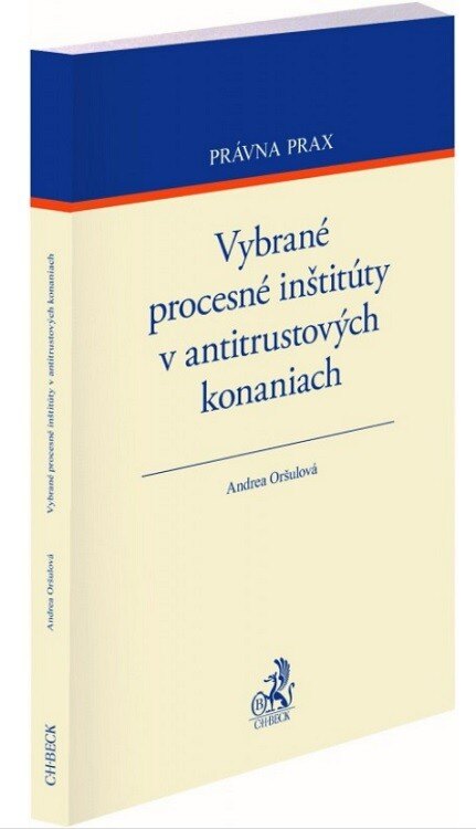Obálka knihy Vybrané procesné inštitúty v antitrustových konaniach