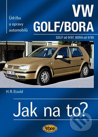 Obálka knihy VW Golf od 9/97, VW Bora od 9/98
