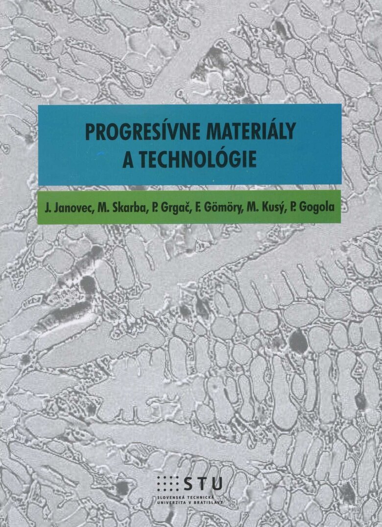 Obálka knihy Progresívne materiály a technológie