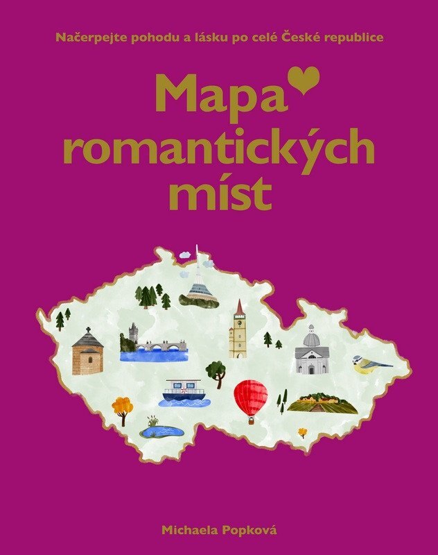 Obálka knihy Mapa lásky a romantických míst