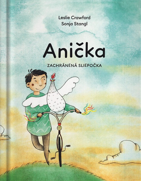 Obálka knihy Anička, zachránená sliepočka