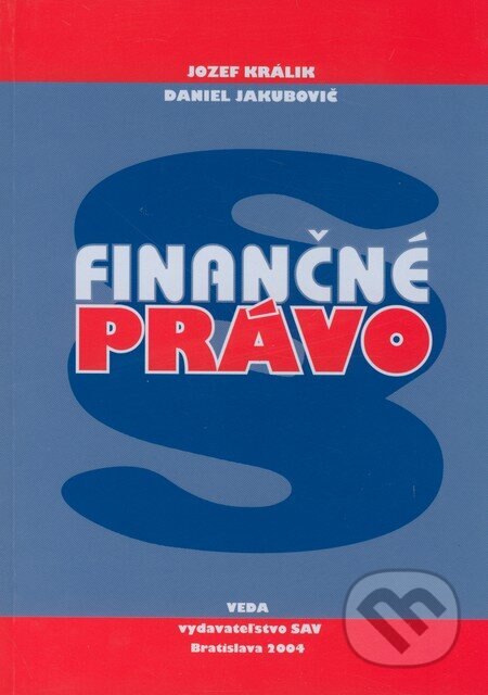 Obálka knihy Finančné právo
