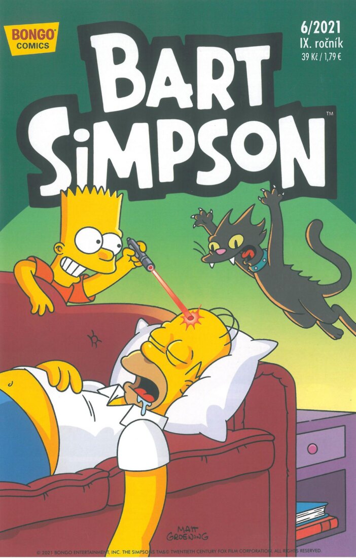 Obálka knihy Simpsonovi: Bart Simpson 06/2021