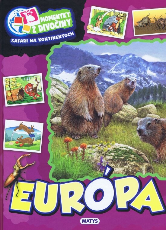 Obálka knihy Momentky z divočiny – Európa