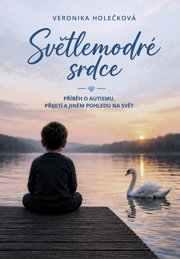 Obálka knihy Světlemodré srdce - Příběh o autismu, přijetí a jiném pohledu na svět