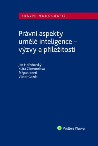 Obálka knihy Právní aspekty umělé inteligence
