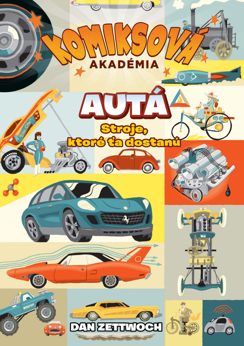 Obálka knihy Komiksová akadémia: Autá