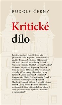 Obálka knihy Kritické dílo