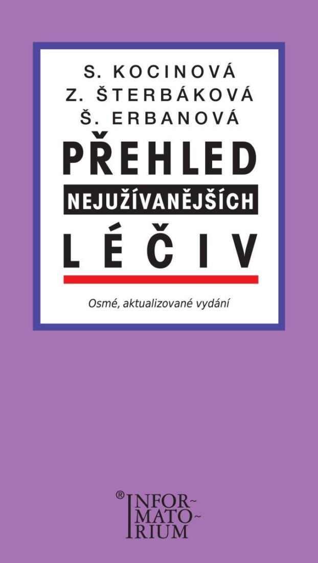 Obálka knihy Přehled nejužívanějších léčiv