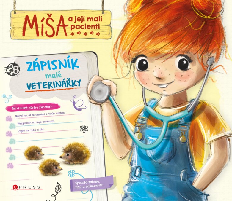Obálka knihy Míša a její malí pacienti: Zápisník malé veterinářky