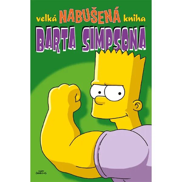 Obálka knihy Velká nabušená kniha Barta Simpsona