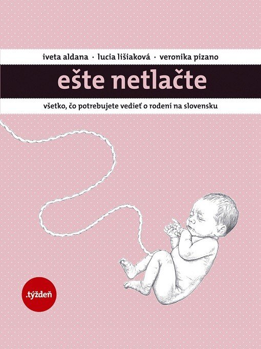 Obálka knihy Ešte netlačte Všetko, čo potrebujete vedieť o rodení na Slovensku