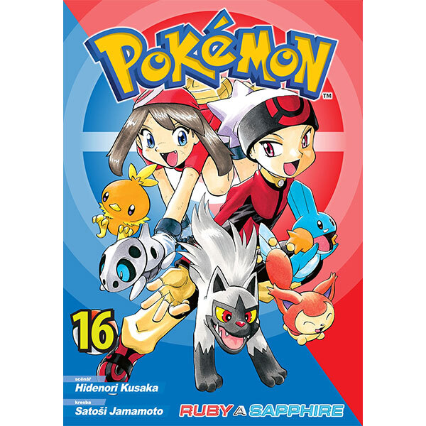 Obálka knihy Pokémon 16 Ruby a Sapphire