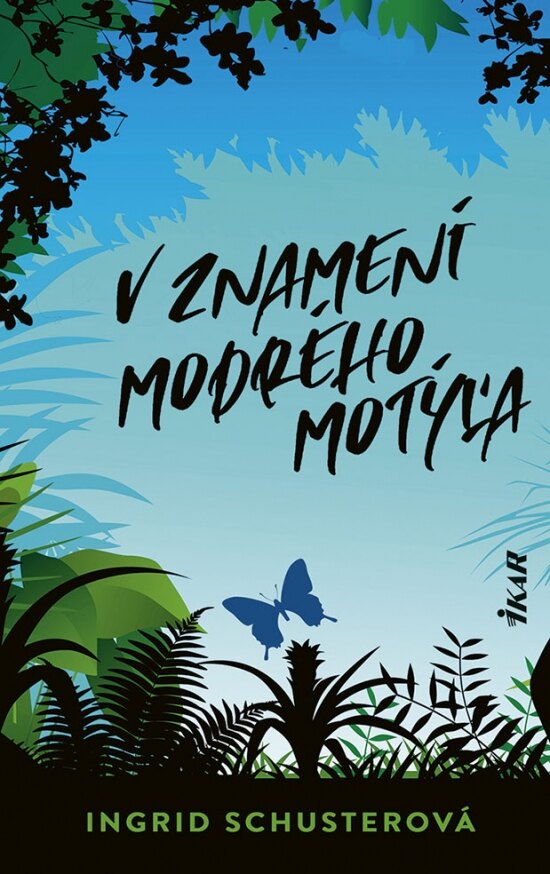 Obálka knihy V znamení modrého motýľa