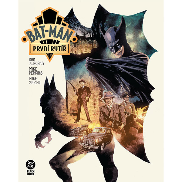 Obálka knihy Bat-Man: První rytíř Black Label Edition