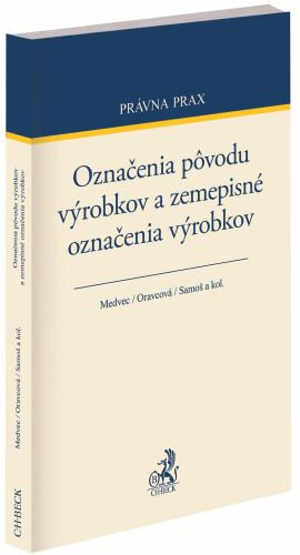 Obálka knihy Označenia pôvodu výrobkov a zemepisné označenia výrobkov