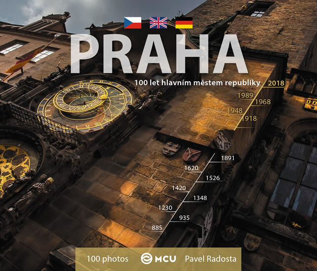 Obálka knihy Praha - Praha sto let hlavním městem republiky - malá / vícejazyčná