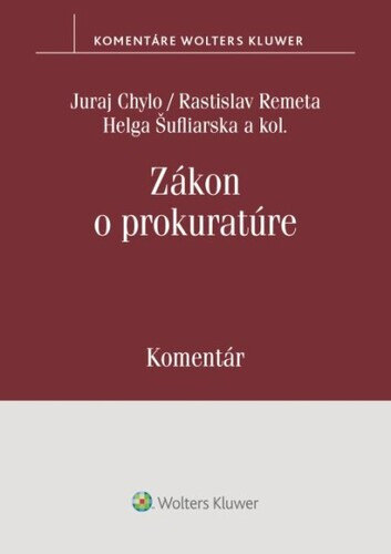 Obálka knihy Zákon o prokuratúre Komentár
