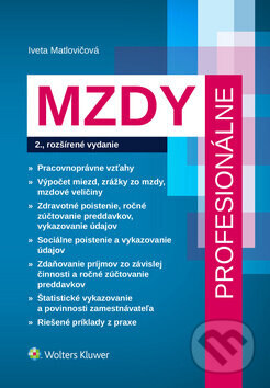 Obálka knihy Mzdy profesionálne