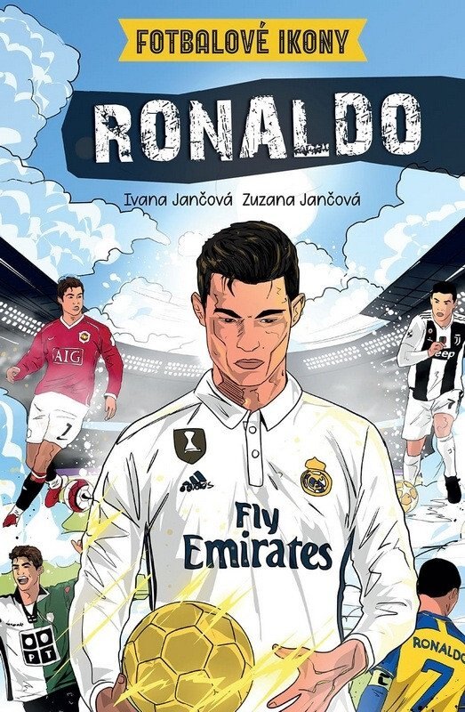 Obálka knihy Ronaldo - Fotbalové ikony (komiks)