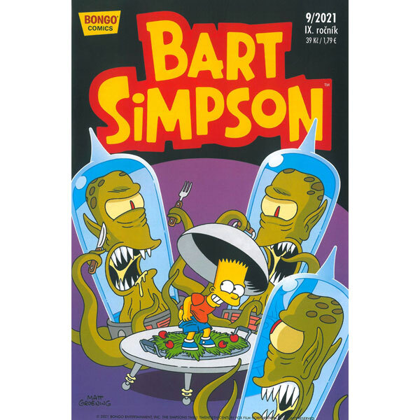Obálka knihy Simpsonovi: Bart Simpson 09/2021