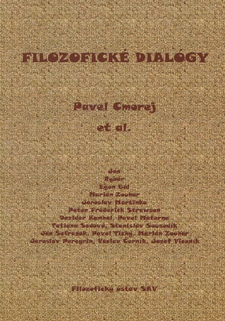 Obálka knihy Filozofické dialógy