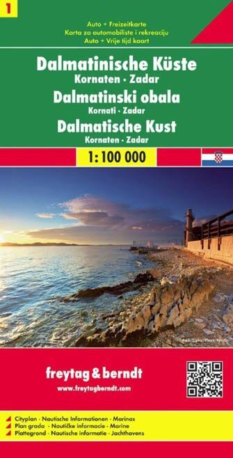 Obálka knihy Automapa Dalmácie 1. 1:100 000