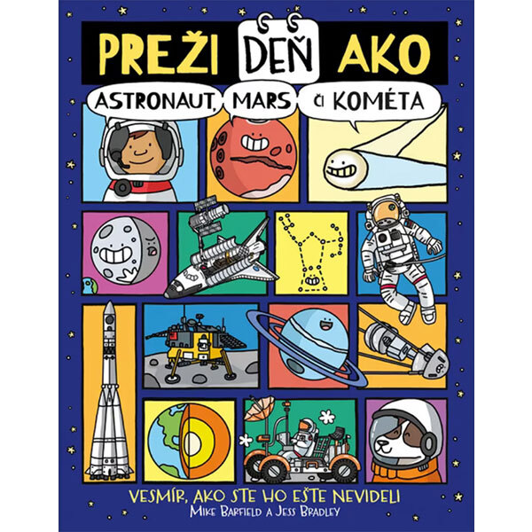 Obálka knihy Preži deň ako astronaut, Mars či kométa