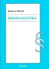 Obálka knihy Kriminalistika