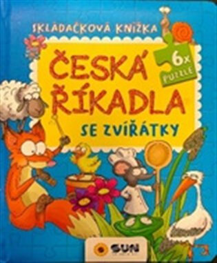 Obálka knihy Česká říkadla se zvířátky - skládačková knížka