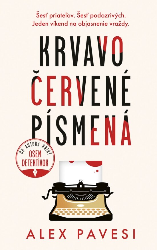 Obálka knihy Krvavočervené písmená